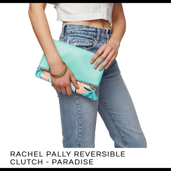 Rachel Palley Paradise Reversible Clutch - Picture 3 of 4